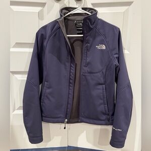 The North Face Dark Purple Softshell Jacket